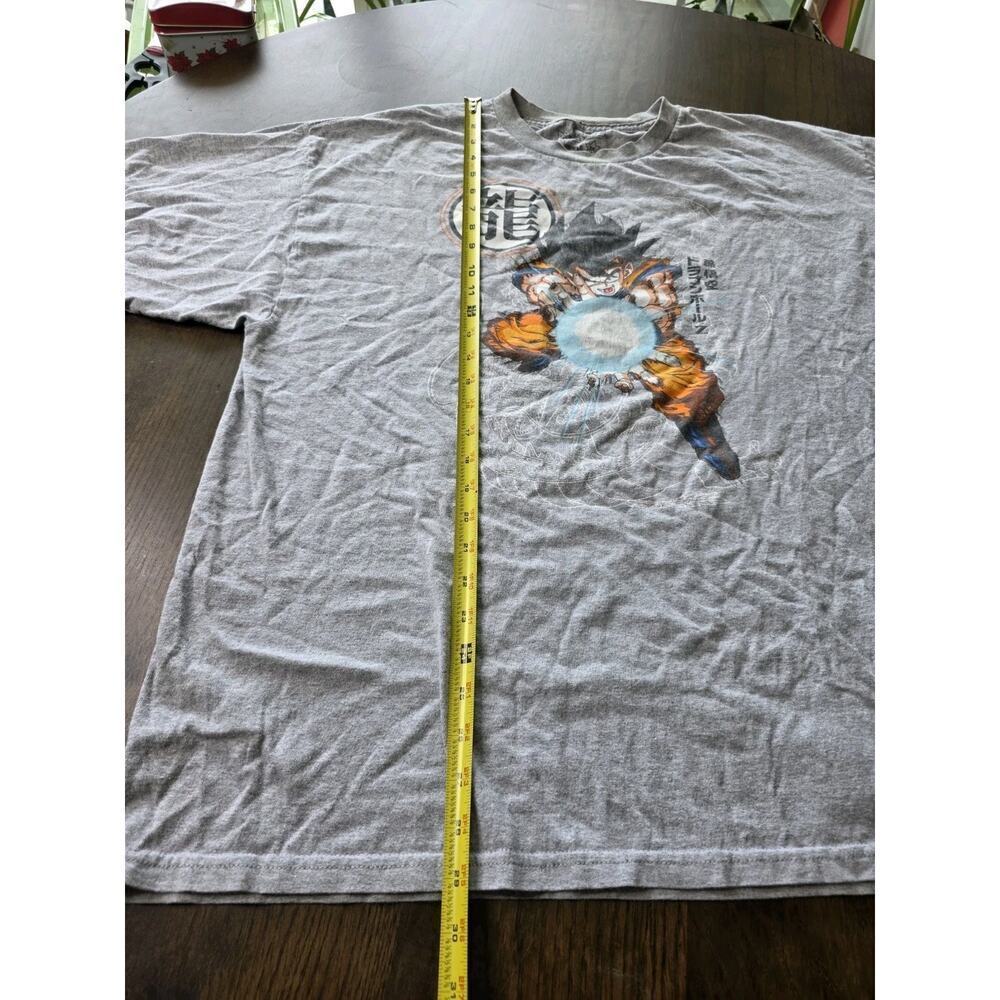 Dragon Ball Z Goku Kamehameha Graphic Tee Gray Adult 2XL Ripple Junction Fun - Picture 3 of 16